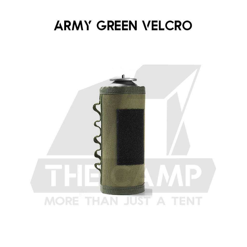 Camping Gas Cover / Sleeve Outdoor Bottle Butane Protective Cover Case Tactical Black Cylinder Holder