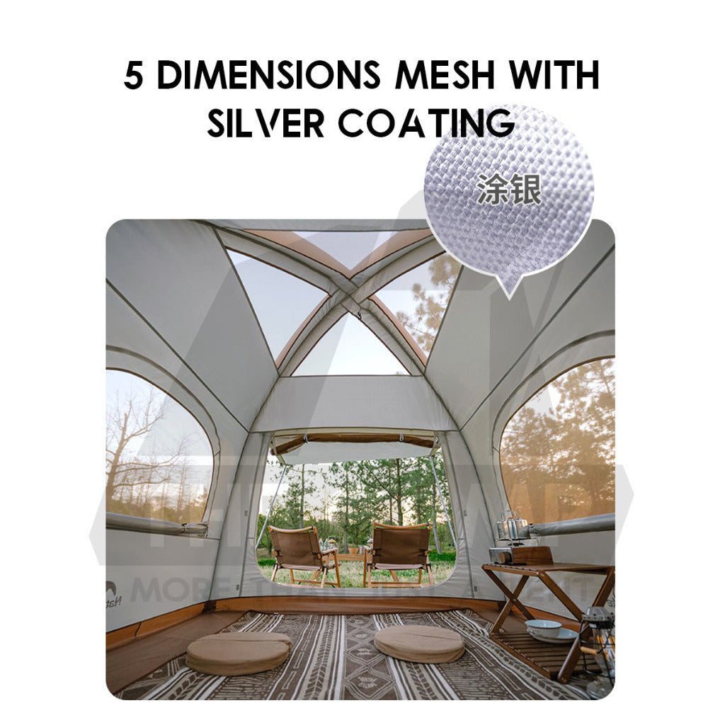 Naturehike Ango Air Tent Inflatable Outdoor Camping Silver Coated 3 Person Tent Quick Set Up CNH23ZP12002
