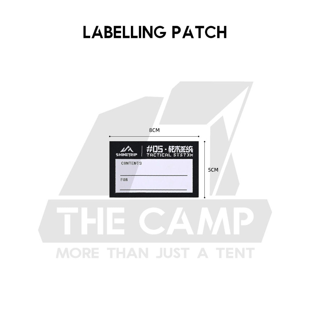 Shinetrip Tactical Storage Bag Pouch ST05 optional Velcro Patch Labelling Patch Light Lamp Hanging Beg