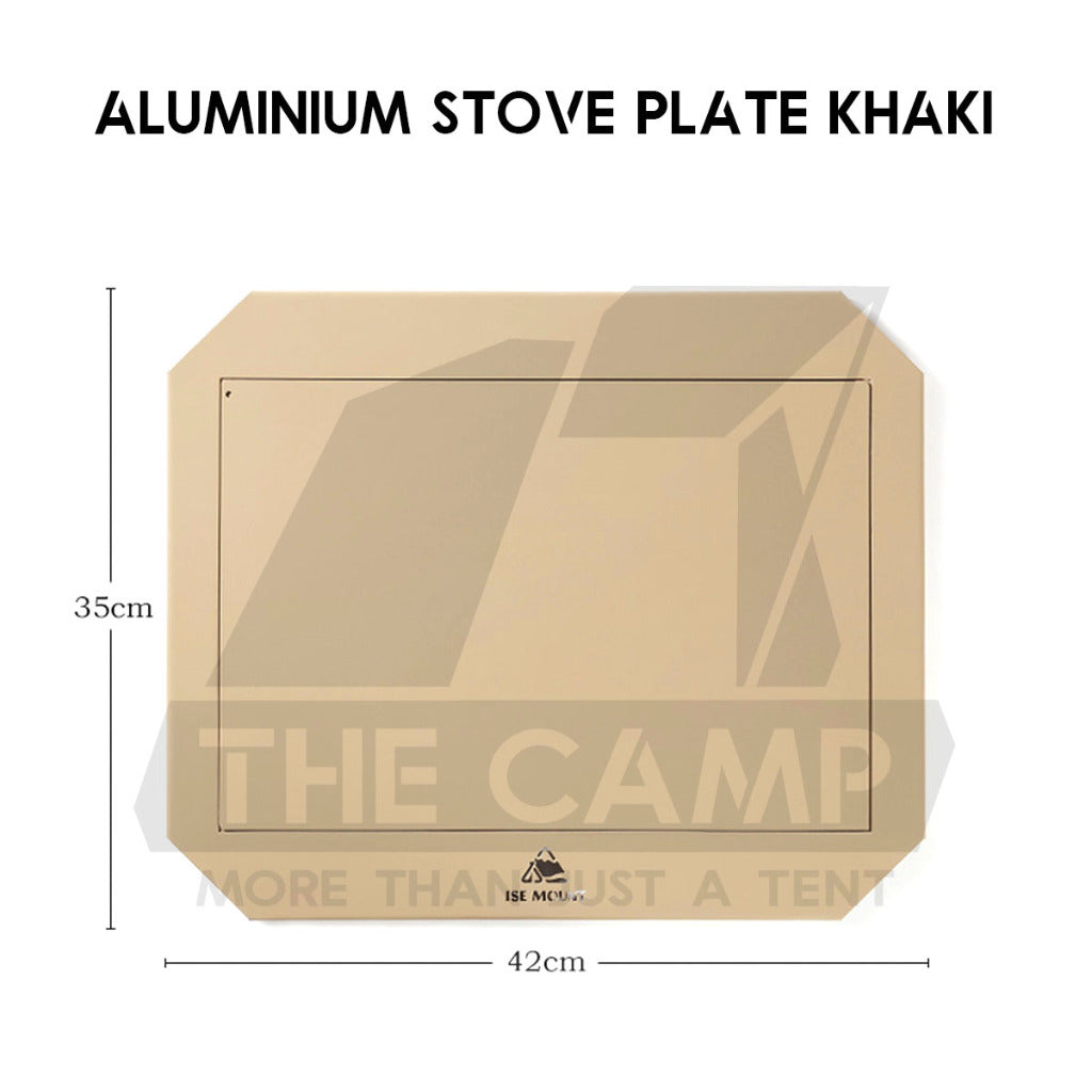 Iron Steel Mesh Camping Rack Table Foldable Portable Stacking Storage Rack Bamboo Wood Top Picnic Outdoor