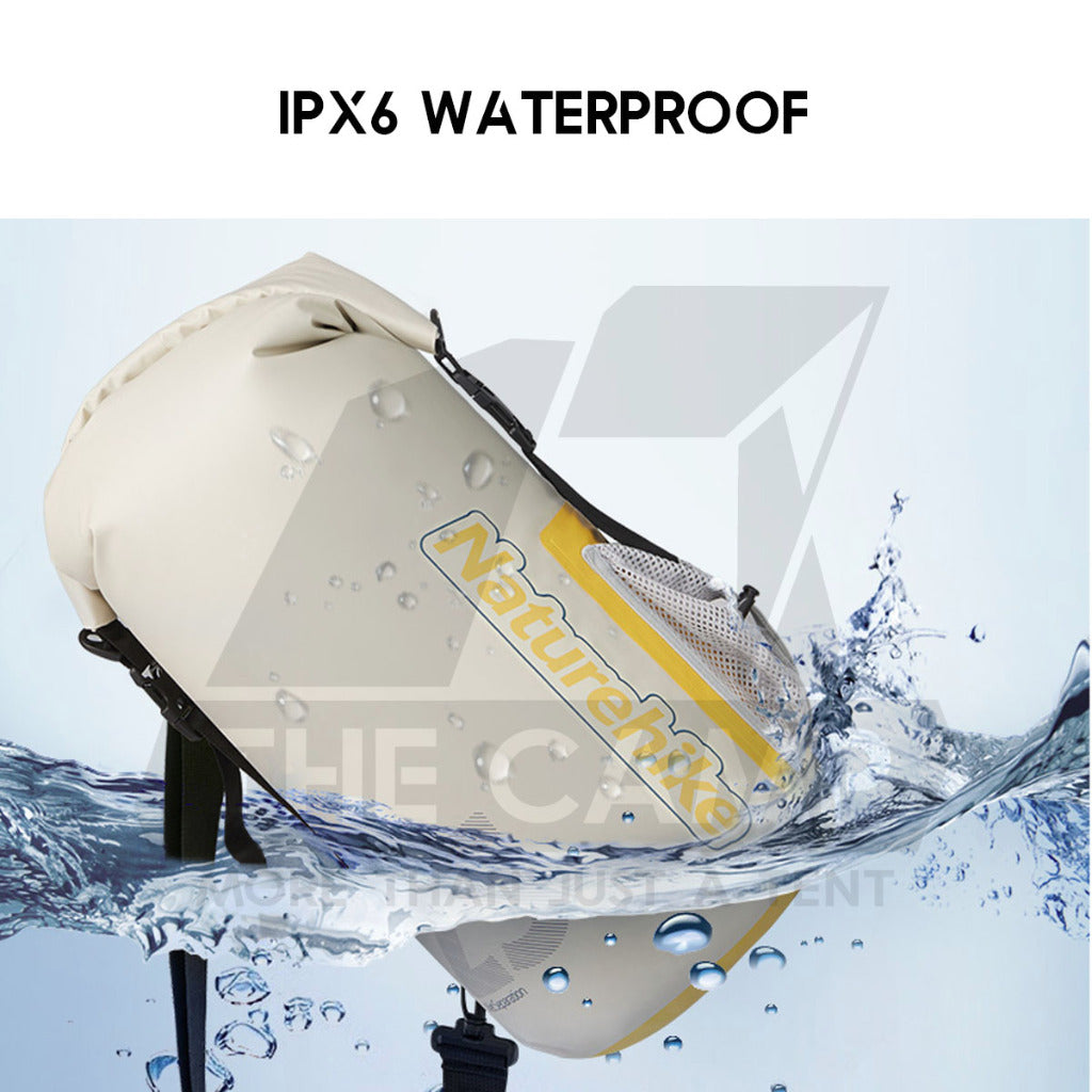 Naturehike Waterproof Dry Bag 10L 15L 25L Dry Wet Separation Backpack Outdoor Snorkeling Swimming Beach CNK2300BS017