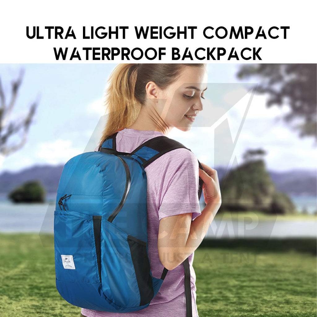 Naturehike Foldable Backpack 22L Nylon Outdoor Waterproof Folding Travel Storage Bag Ultralight Hiking NH17A017-B