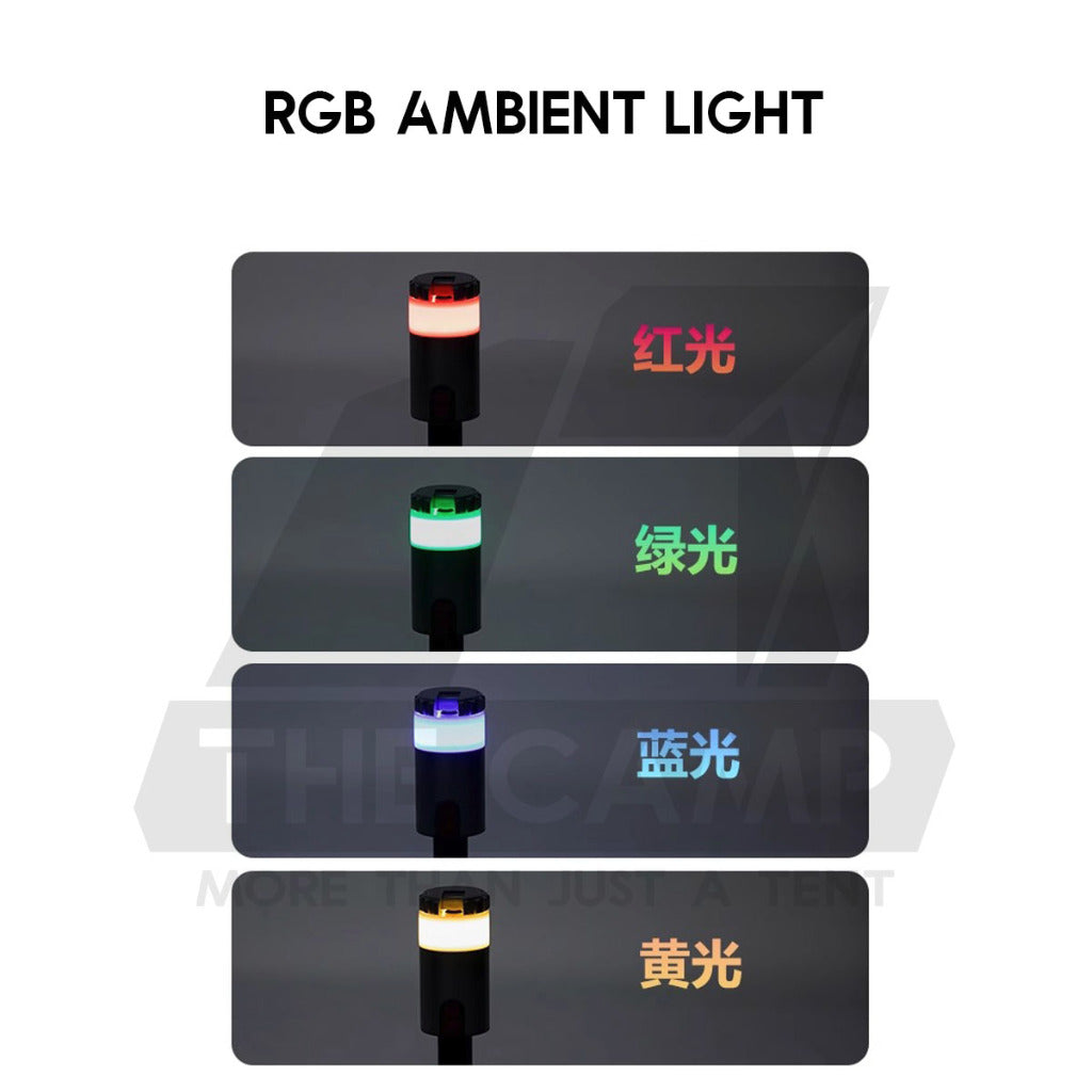 Optimus Prime Tripod Light RGB LED Telescopic Portable Ambient 6000mah Outdoor Camping Lamp Latern Lampu