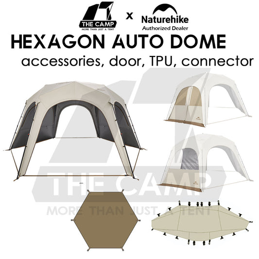 Naturehike Hexagon Auto Dome Shelter Accessories Quick Opening Tent Canopy Flysheet Door Mesh TPU Cloth CNK230WS014
