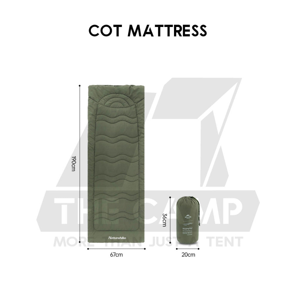 Naturehike XJC08 Cot Bed 75cm Wide Large Surface Outdoor Camping Sleeping Mat Bed Mattress Tilam Katil CNK2550WS020