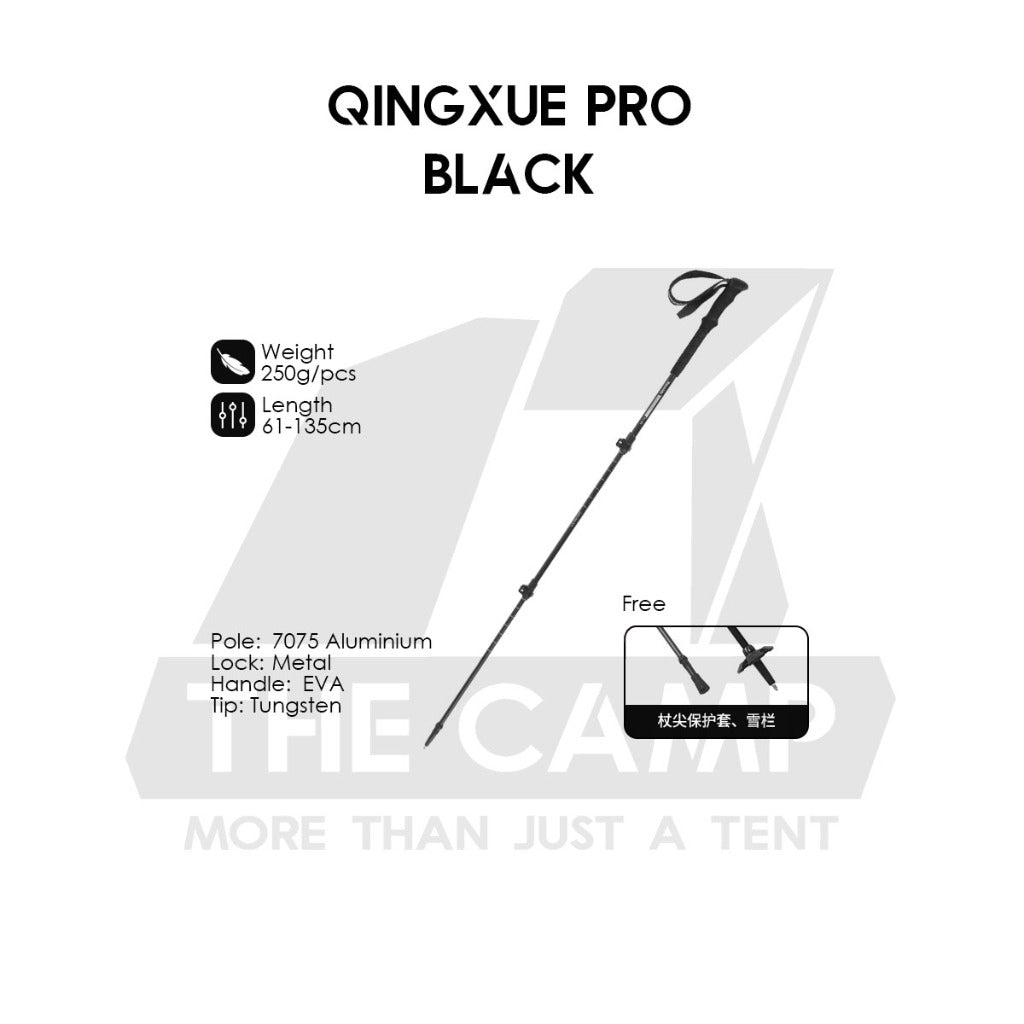 Naturehike Hiking Stick Qing Xue Base Pro Chang Feng Pro UL Chu Xue EXT1 Trekking Pole Aluminium Carbon Fiber