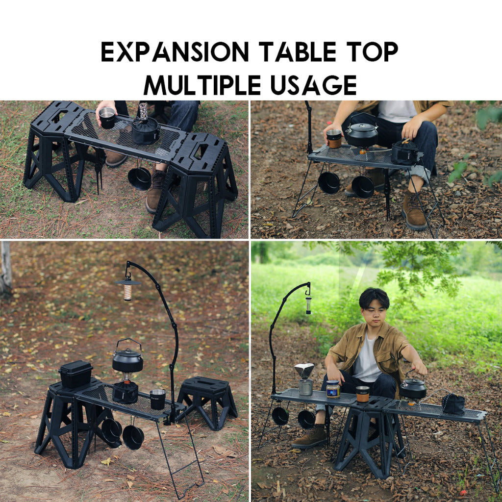 Military Style Camping Stool Outdoor Foldable Chair Folding Sleeve Bag Rack Japanese Style Flysheet Expansion Table Top