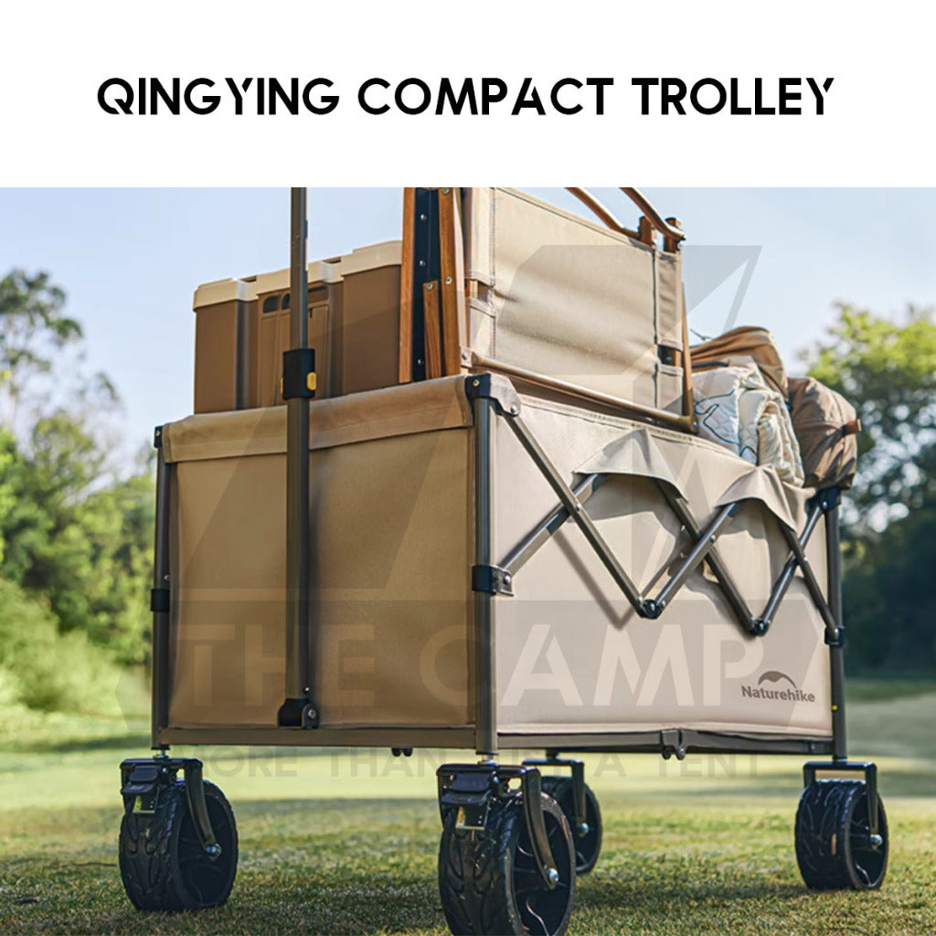 Naturehike QingYing Compact Wagon Trolley Cart with Brake 250L 110L Foldable Detachable Wheel CNK2350JJ012