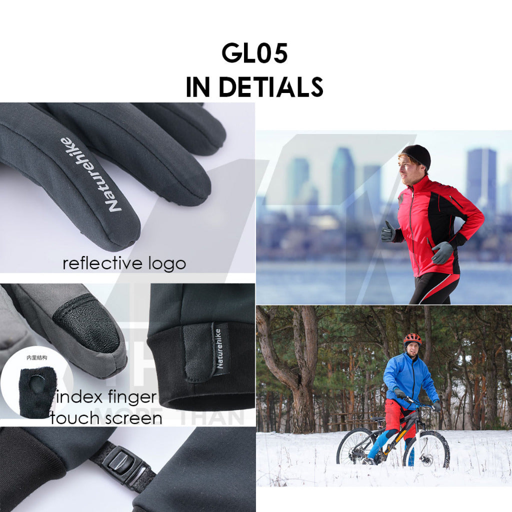Naturehike Glove Non Slip Touch Screen Outdoor Sport Cycling Climbing Hiking Trekking NH21FS035 NH20FS032 NH19S005-T