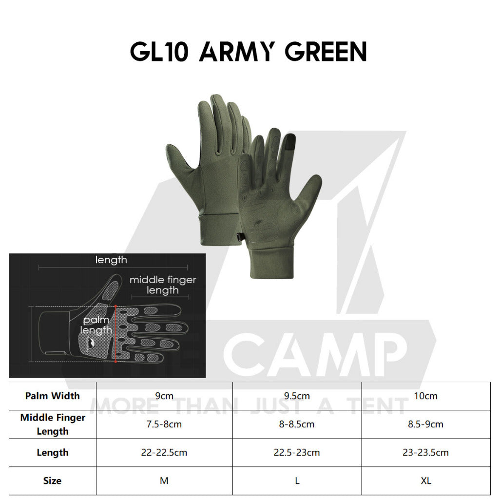 Naturehike Glove Non Slip Touch Screen Outdoor Sport Cycling Climbing Hiking Trekking NH21FS035 NH20FS032 NH19S005-T