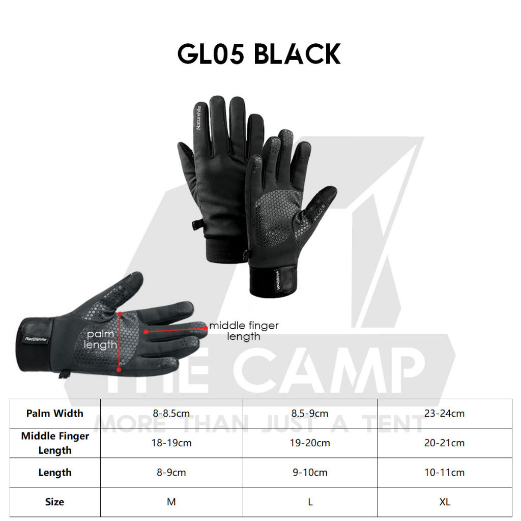 Naturehike Glove Non Slip Touch Screen Outdoor Sport Cycling Climbing Hiking Trekking NH21FS035 NH20FS032 NH19S005-T