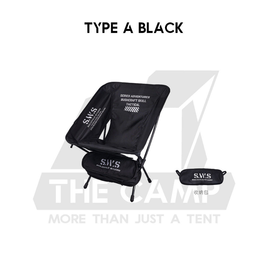 Wellhike SWS Moon Chair Foldable Outdoor Camping Compact Size Optional Sun Shade Kerusi Healing