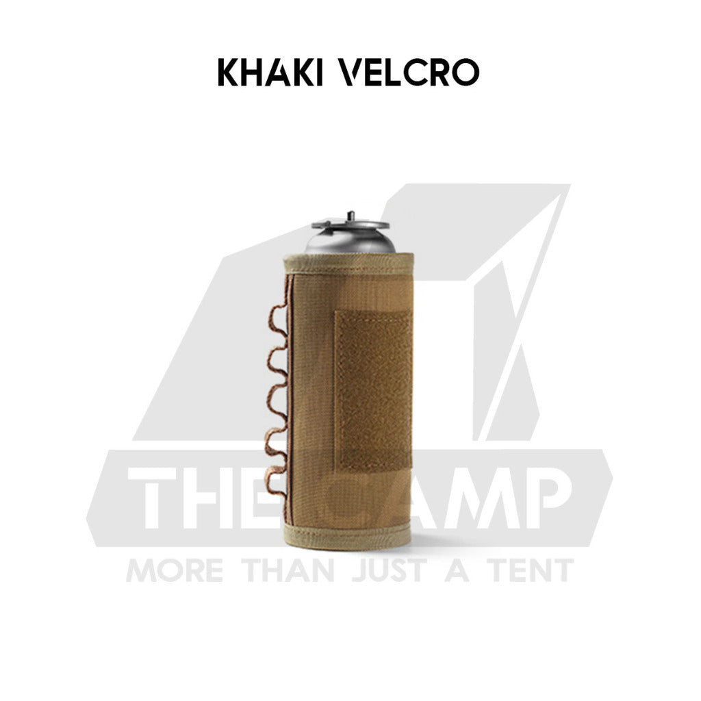 Camping Gas Cover / Sleeve Outdoor Bottle Butane Protective Cover Case Tactical Black Cylinder Holder