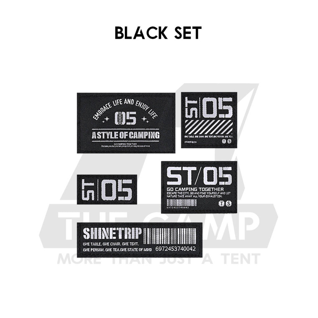 Shinetrip ST05 Tactical Velcro Patch Nylon Metal Military Badge Sticker Outdoor Camping Gas Cover Sleeve Chair Table Bag