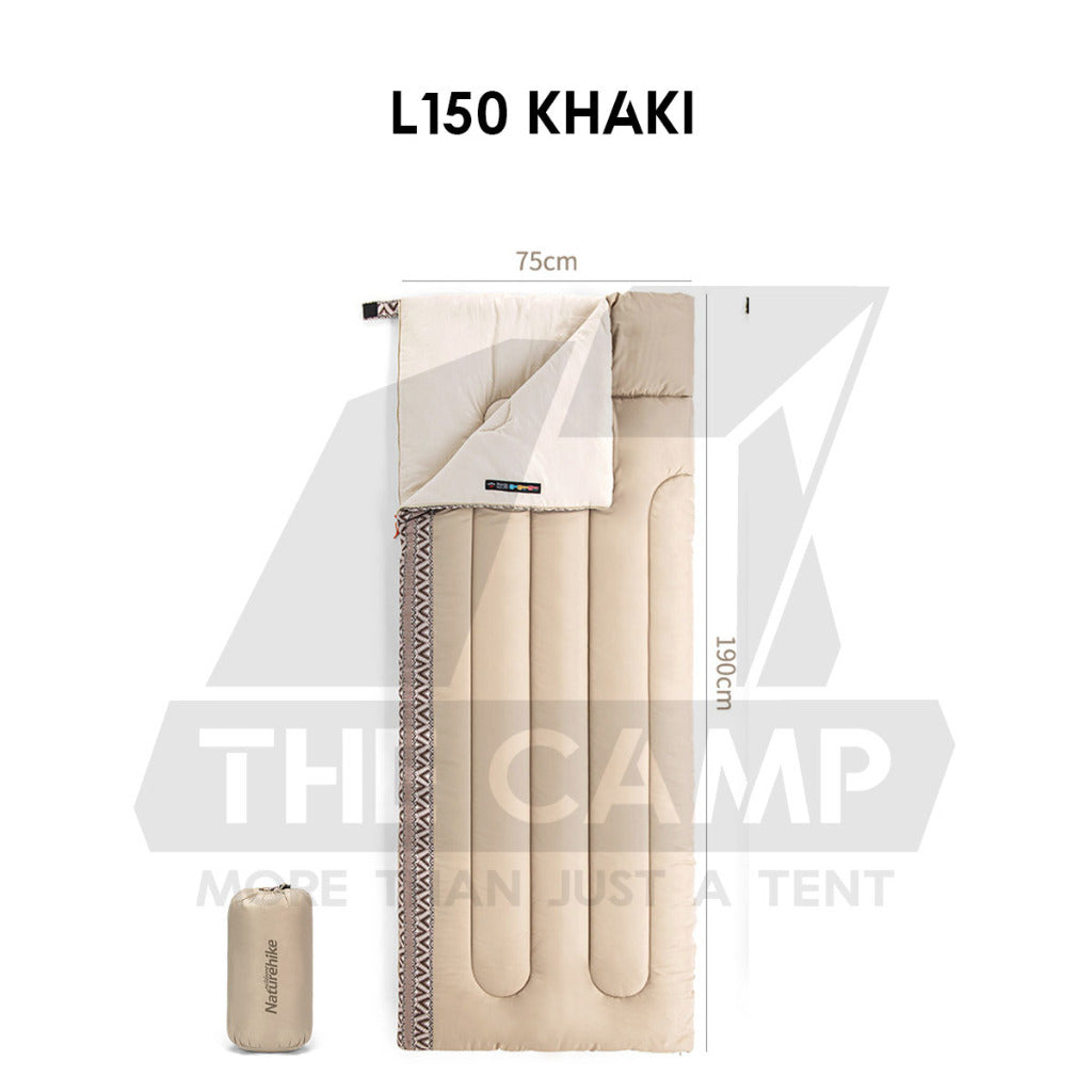 Naturehike Sleeping Bag Outdoor Camping Envelope U150 LW180 L150 F150 Cotton Ultralight Travel Portable
