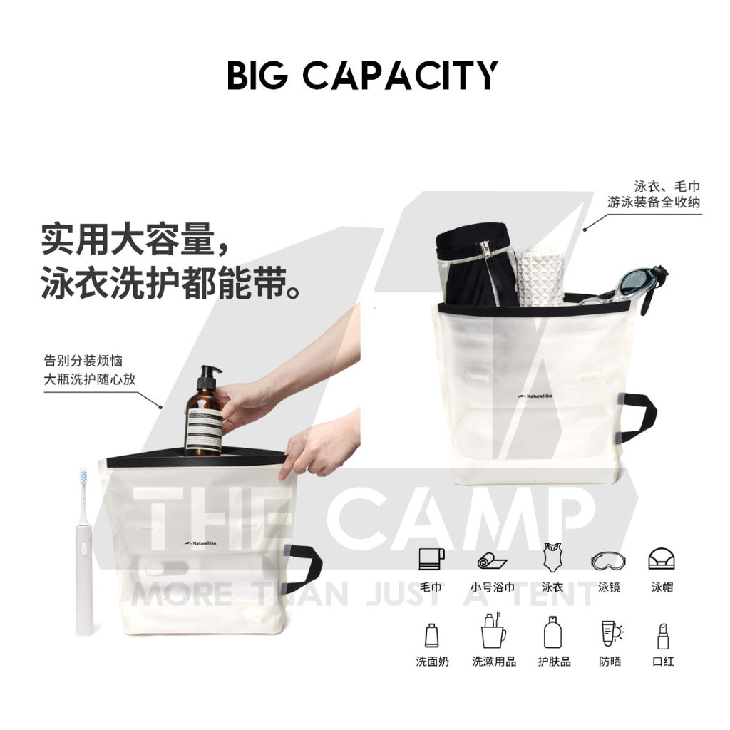 Naturehike Waterproof Toiletry Bag Magnet Lock Outdoor Trip Wash Bag Travel Business Cosmetic Beg CNK2450XB021