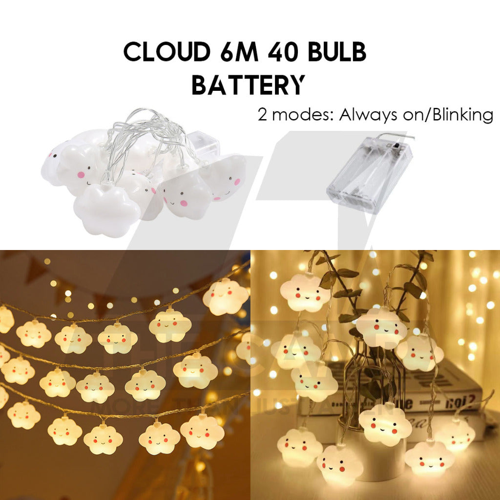 Outdoor LED Fairy Light Bulb Ball String USB Battery 3m 6m 10m Camping Wedding Decoration Xmas Weatherproof
