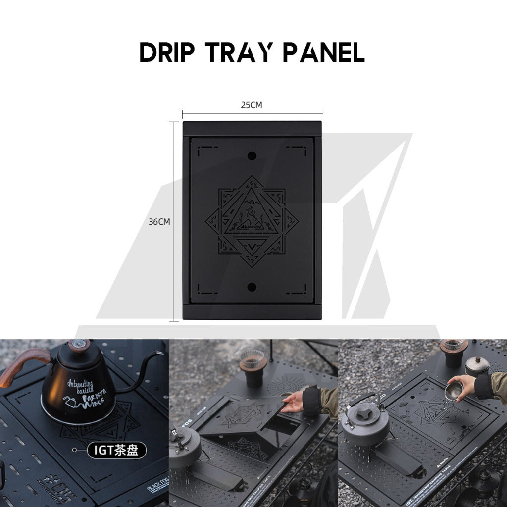 Shinetrip Skateboard Rack Table ST05 Tactical IGT Series Folding Table Shelf Storage Aluminum Alloy Meja Rak Khemah