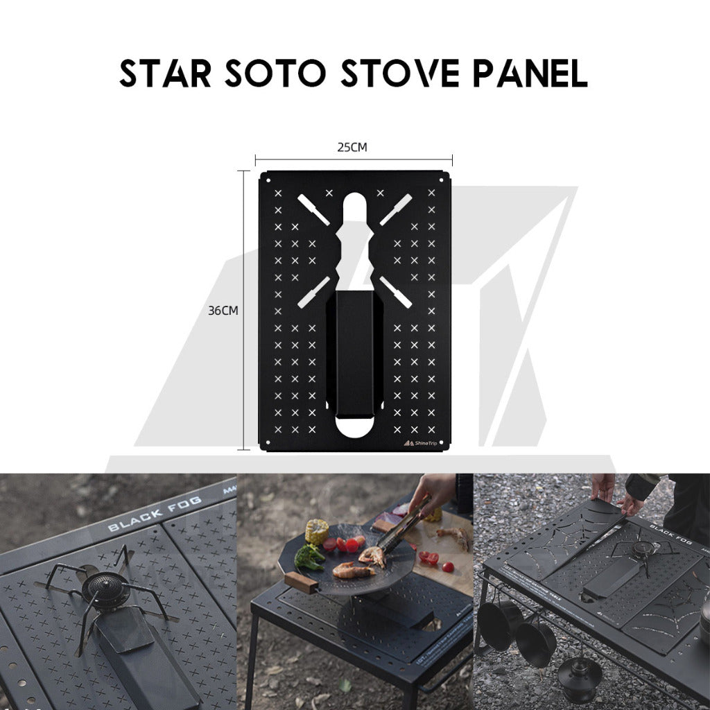 Shinetrip Skateboard Rack Table ST05 Tactical IGT Series Folding Table Shelf Storage Aluminum Alloy Meja Rak Khemah