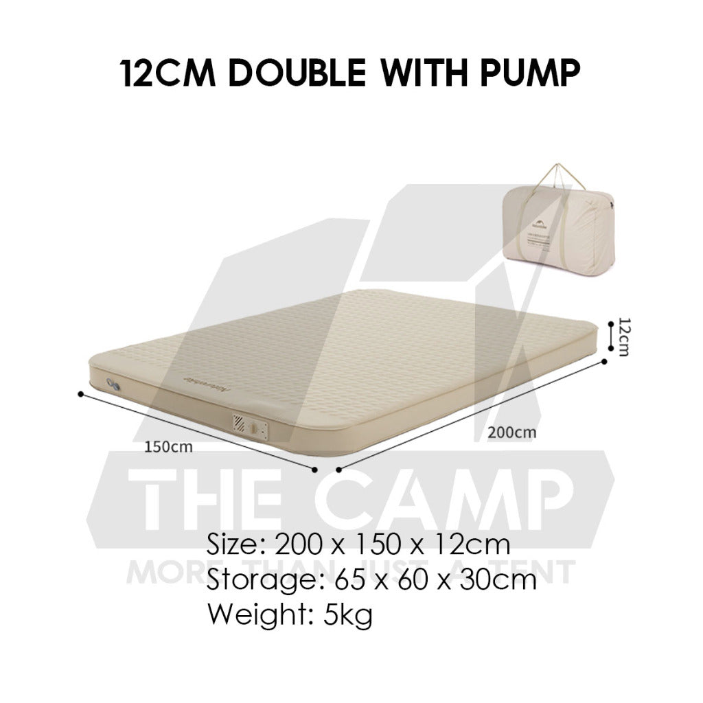 Naturehike 3D Sponge Bed 12cm 11cm Mattress Auto Inflate Inflatable Pad Tilam YuGu C12 CNK2300WS011 CNH23DZ10002