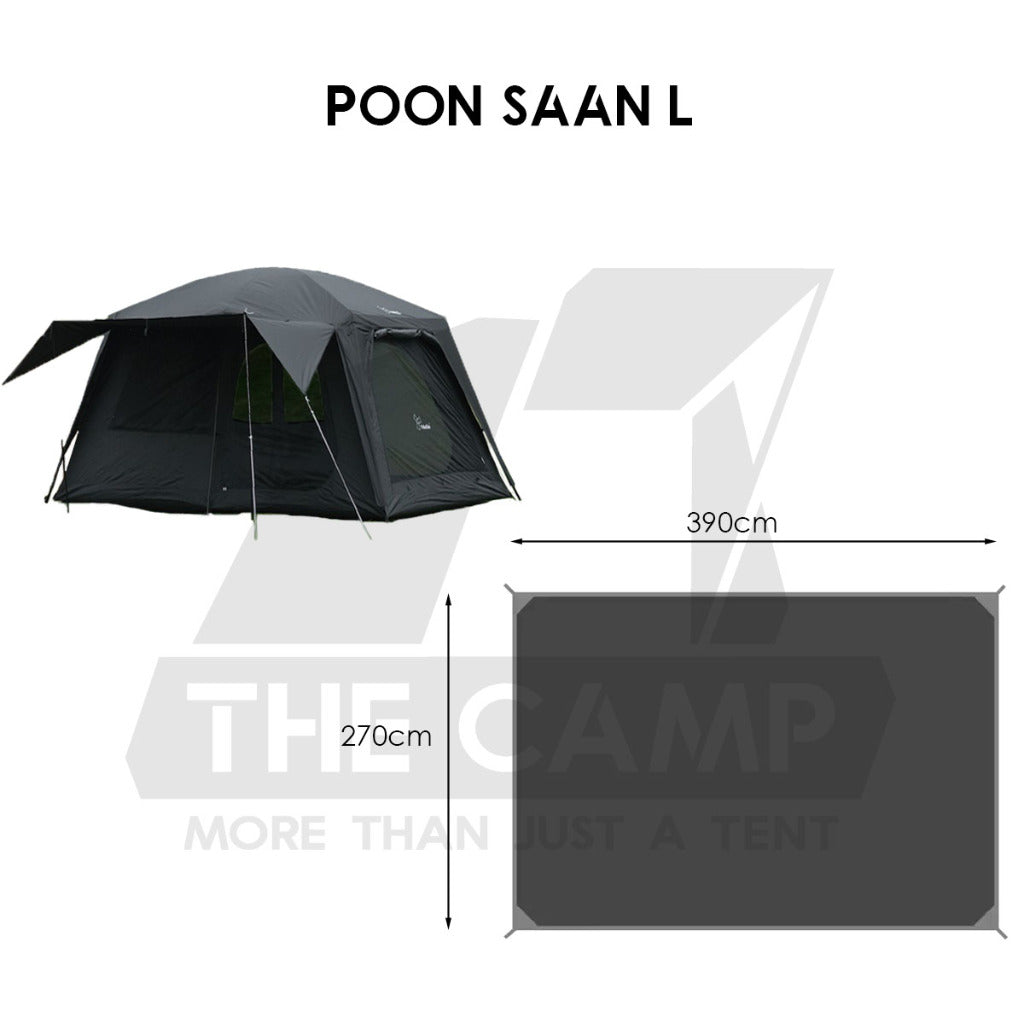 Vidalido Groundsheet for Tent Cabin XL Plus Poon Saan M L Teepee MS MX PRO Vicore Mini Large Thick Camping Mat PE