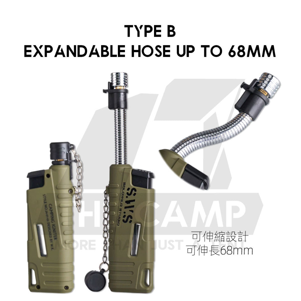 Wellhike SWS Torch Lighter Blue Jet Flame Gun Outdoor Camping Butane Gas Burner Portable Pemetik Api