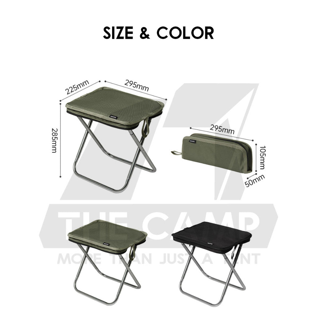 Naturehike XL01 Foldable Stool Chair Heavy Duty One Piece Design Compact Leg Rest Outdoor Camping CNK2550JJ011