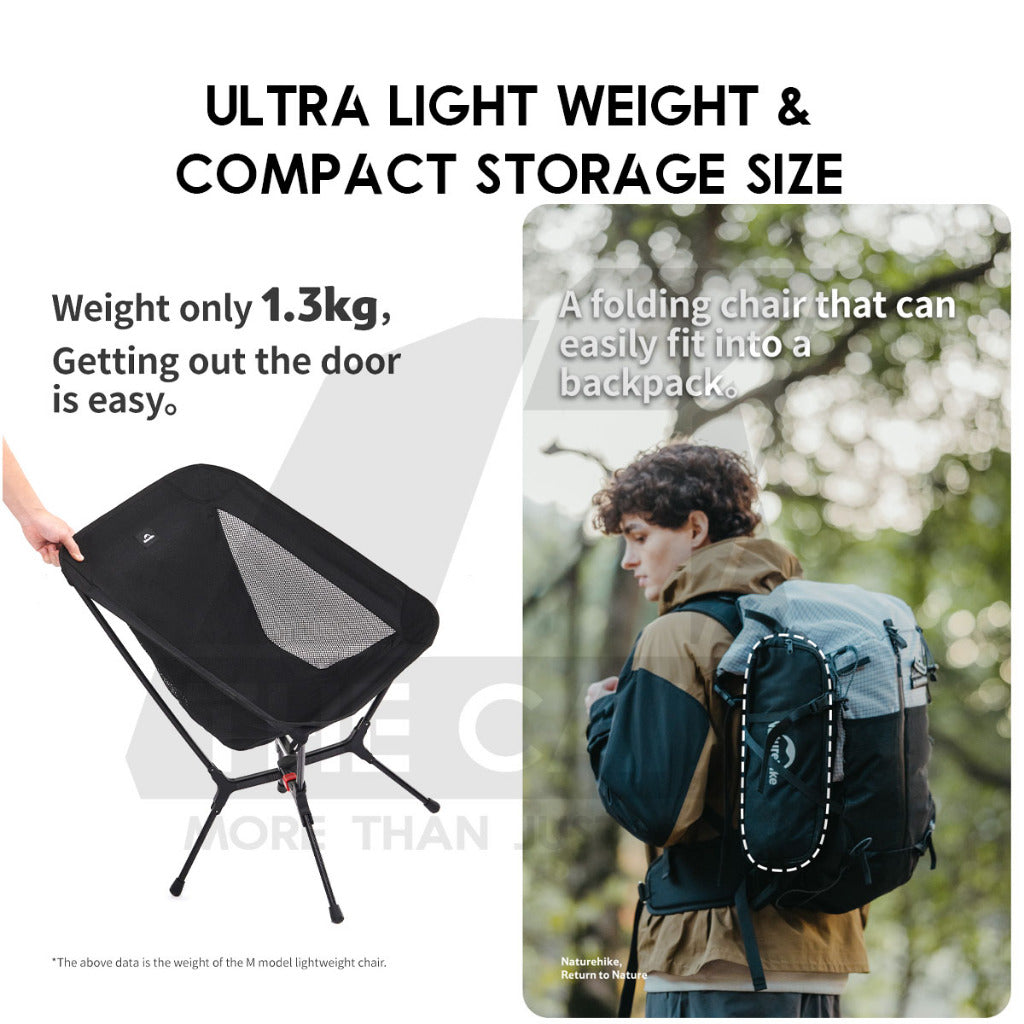 Naturehike Quick Open Moon Chair YL01 Yamami Ultra Lightweight Outdoor Camping Hiking Kerusi CNK2550JJ013