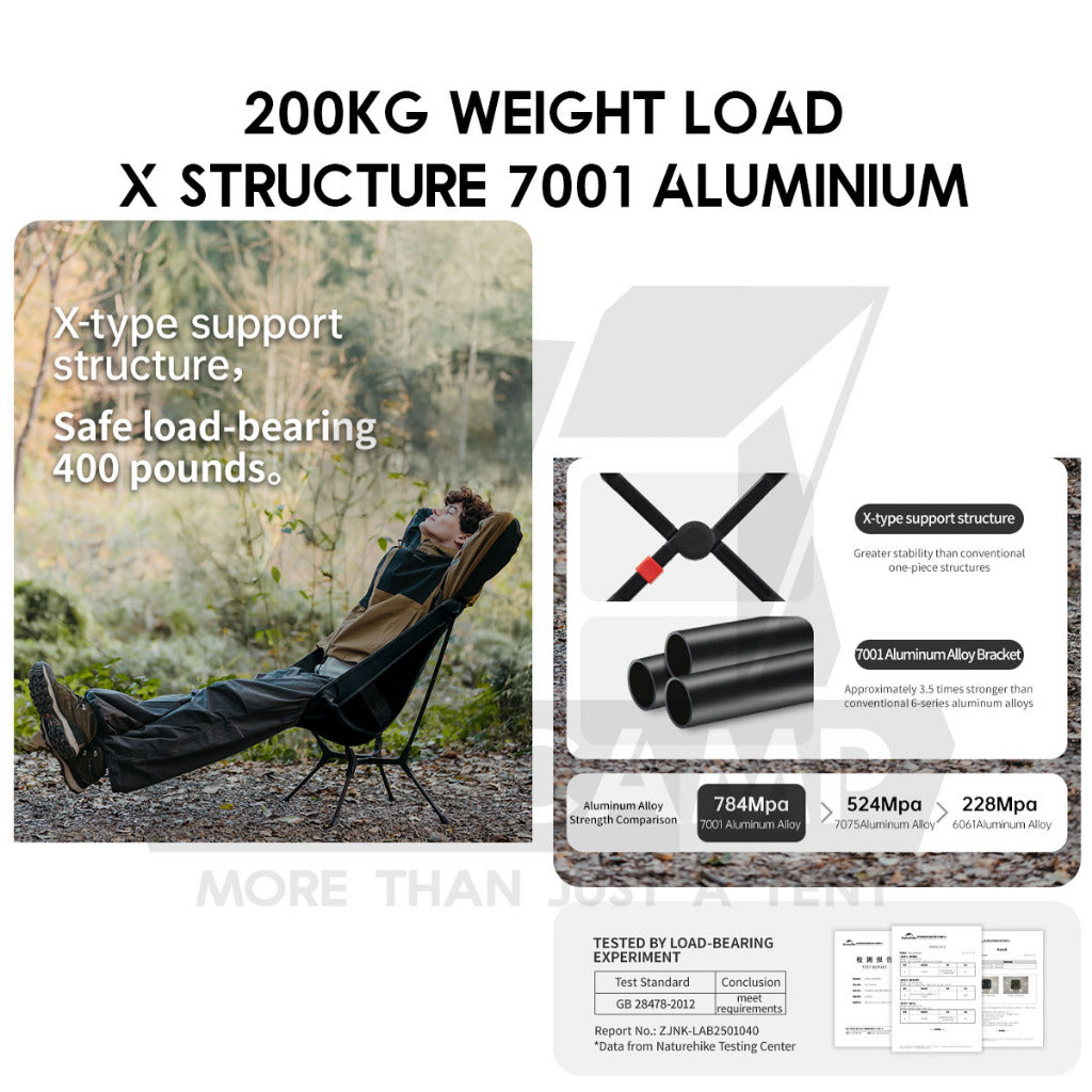 Naturehike Quick Open Moon Chair YL01 Yamami Ultra Lightweight Outdoor Camping Hiking Kerusi CNK2550JJ013
