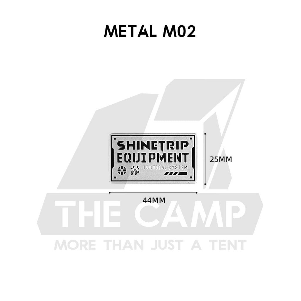 Shinetrip ST05 Tactical Velcro Patch Nylon Metal Military Badge Sticker Outdoor Camping Gas Cover Sleeve Chair Table Bag
