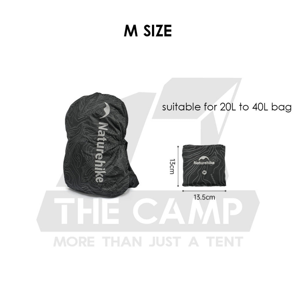 Naturehike Backpack Rain Cover Reflective Stealth 2.0 Waterproof Bag Case Outdoor Hiking Cycling Travel CNK2450PJ010