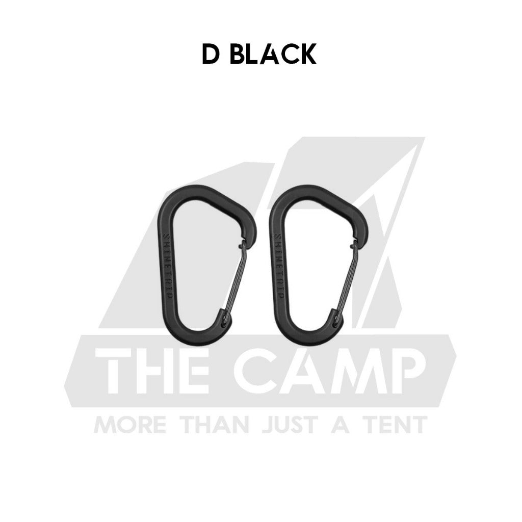 Shinetrip Carabiner S type D type Tactical Design Stainless Steel / Aluminium Alloy Buckle Clip Key Chain Outdoor