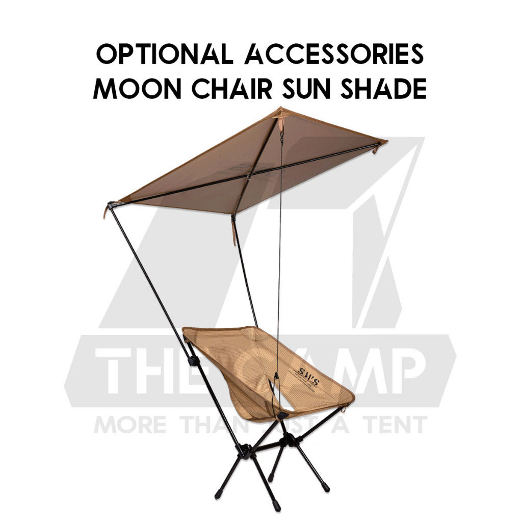 Wellhike SWS Moon Chair Foldable Outdoor Camping Compact Size Optional Sun Shade Kerusi Healing