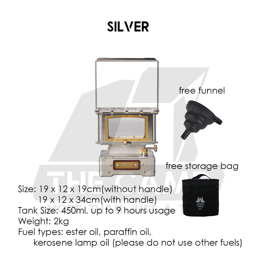 Wellhike SWS Fire Viewing Furnace Fire Dance View Oil Lamp Stove Outdoor Camping Florence Light Firedance