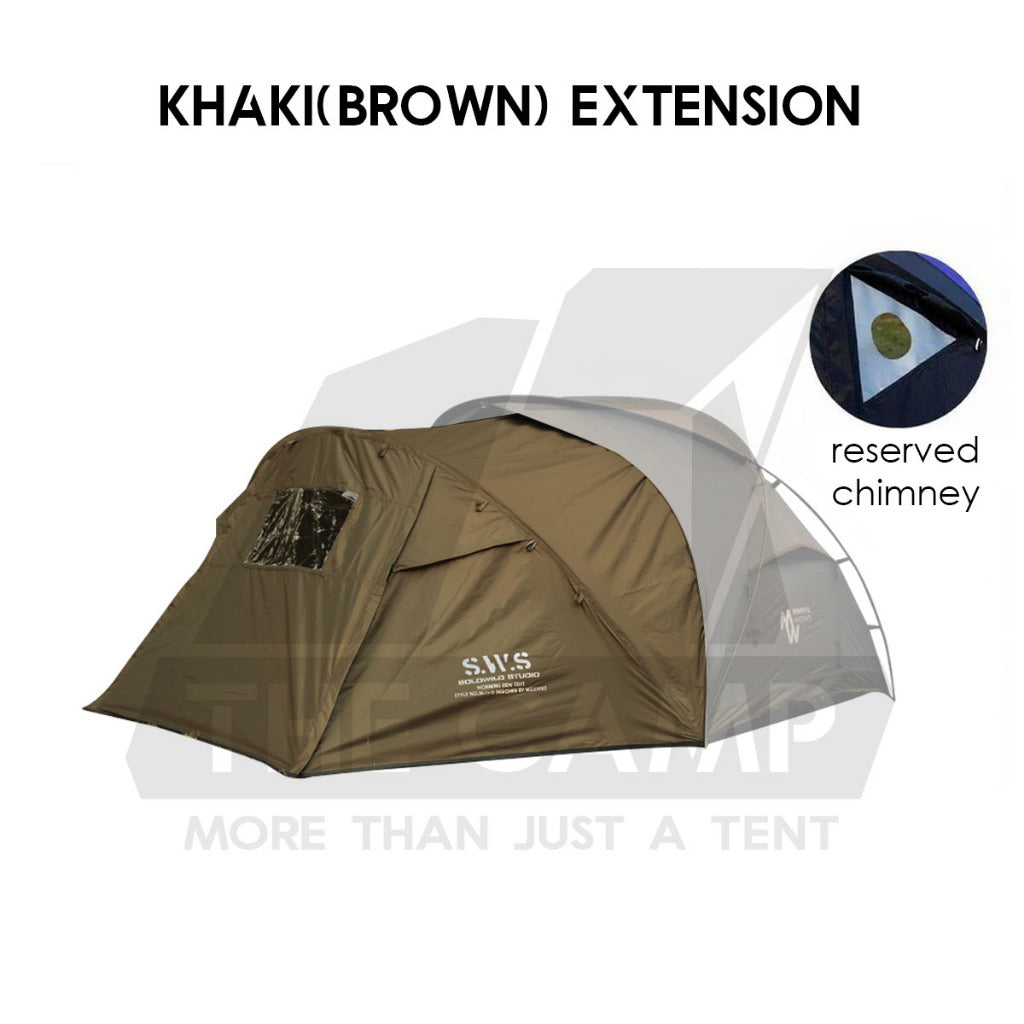 Wellhike SWS 2 Person Hiking Tent Morning Mist Lightweight Portable with Mesh Outdoor Camping Solo Khemah