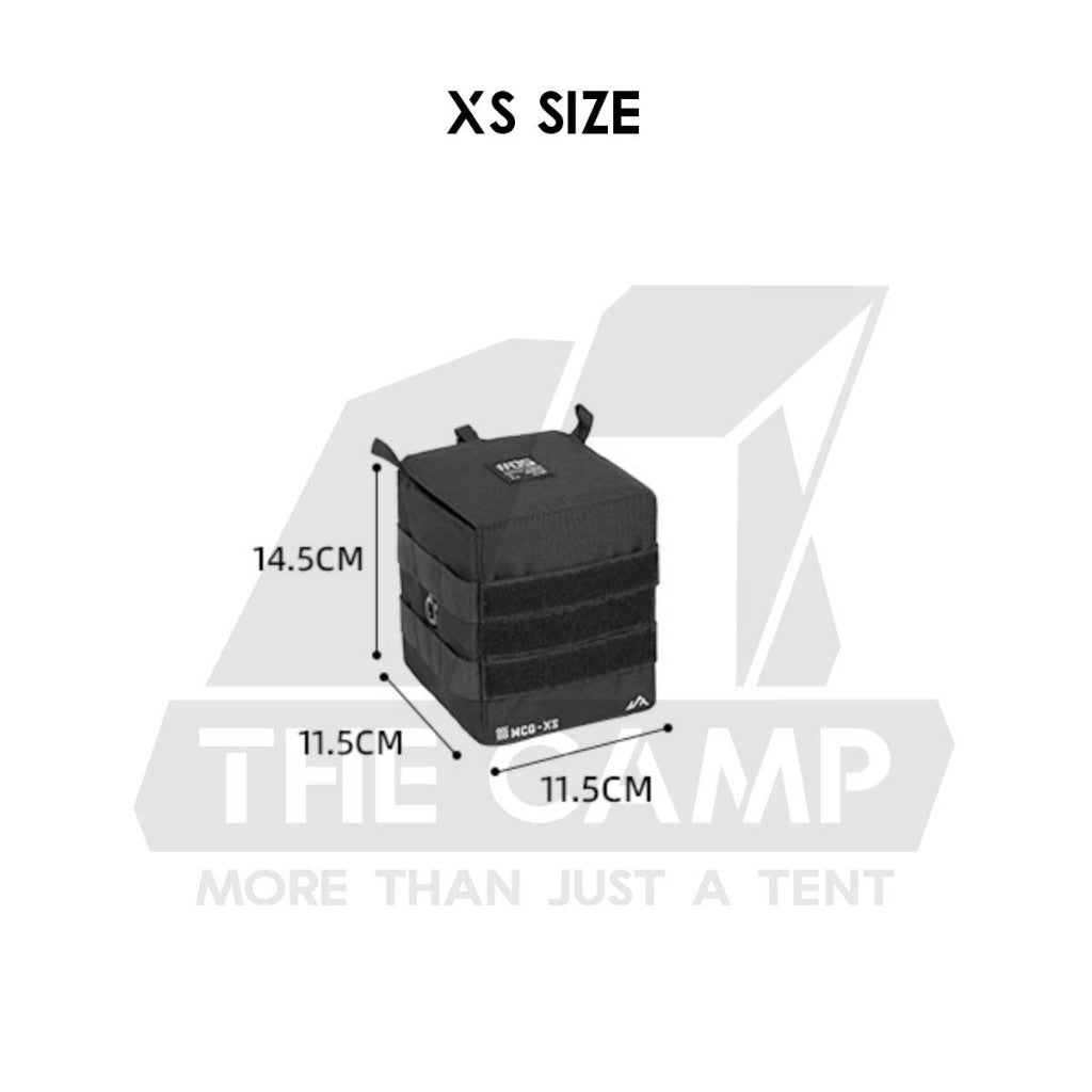 Shinetrip Tactical Storage Bag XS S M Size Outdoor Camping Molle System Kermit Chair Side Pouch Cup Holder