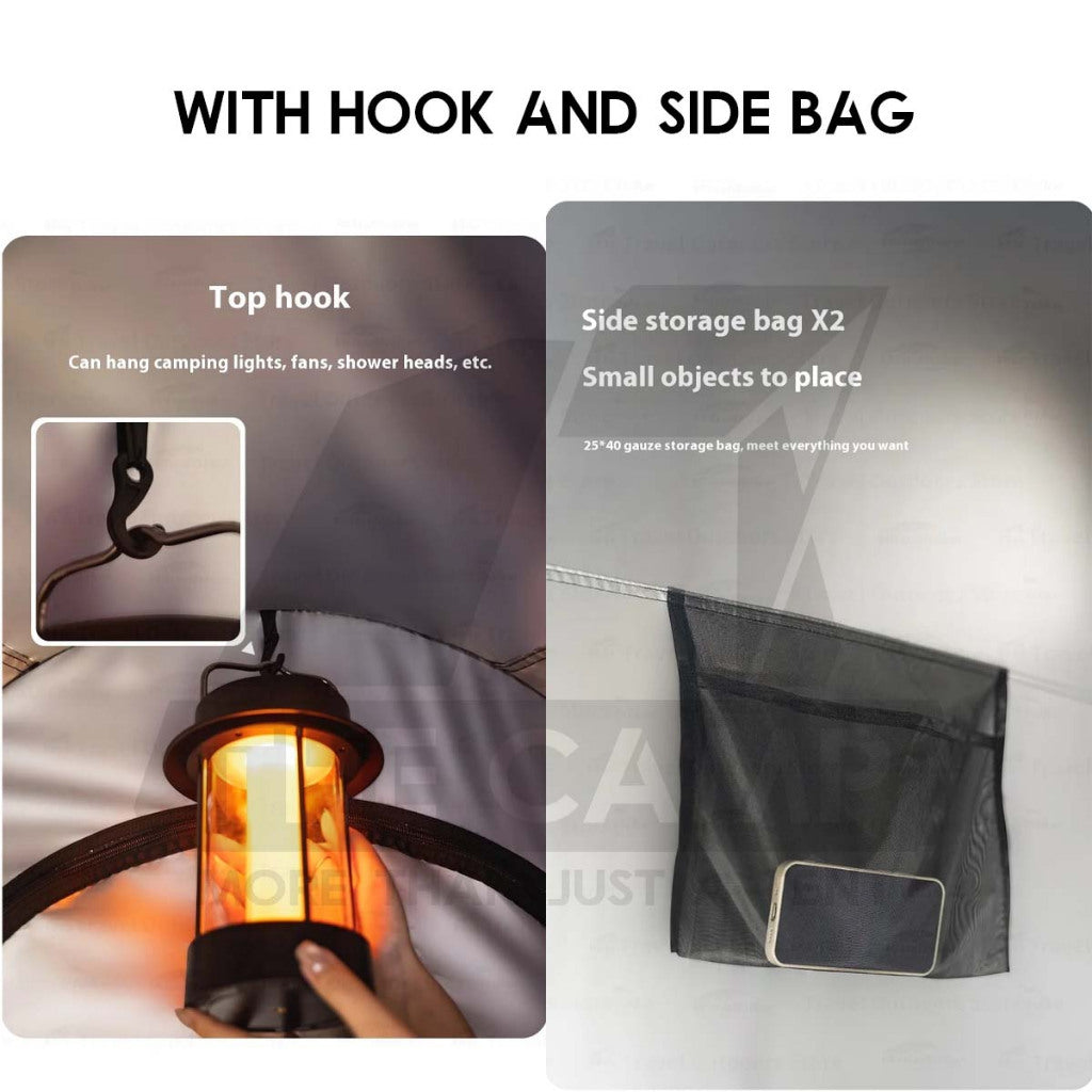 Blackdog Changing Shower Tent Travel Bathroom Outdoor Camping Portable Toilet Waterproof Flysheet Tarp CBD2550WS014