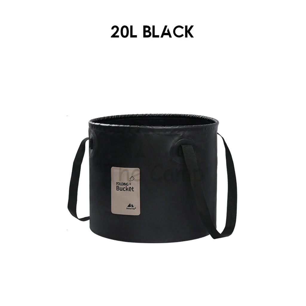 Shinetrip 10L 20L Foldable Water Round Bucket Outdoor Camping Folding Picnic Washbasin Portable Water Storage Container