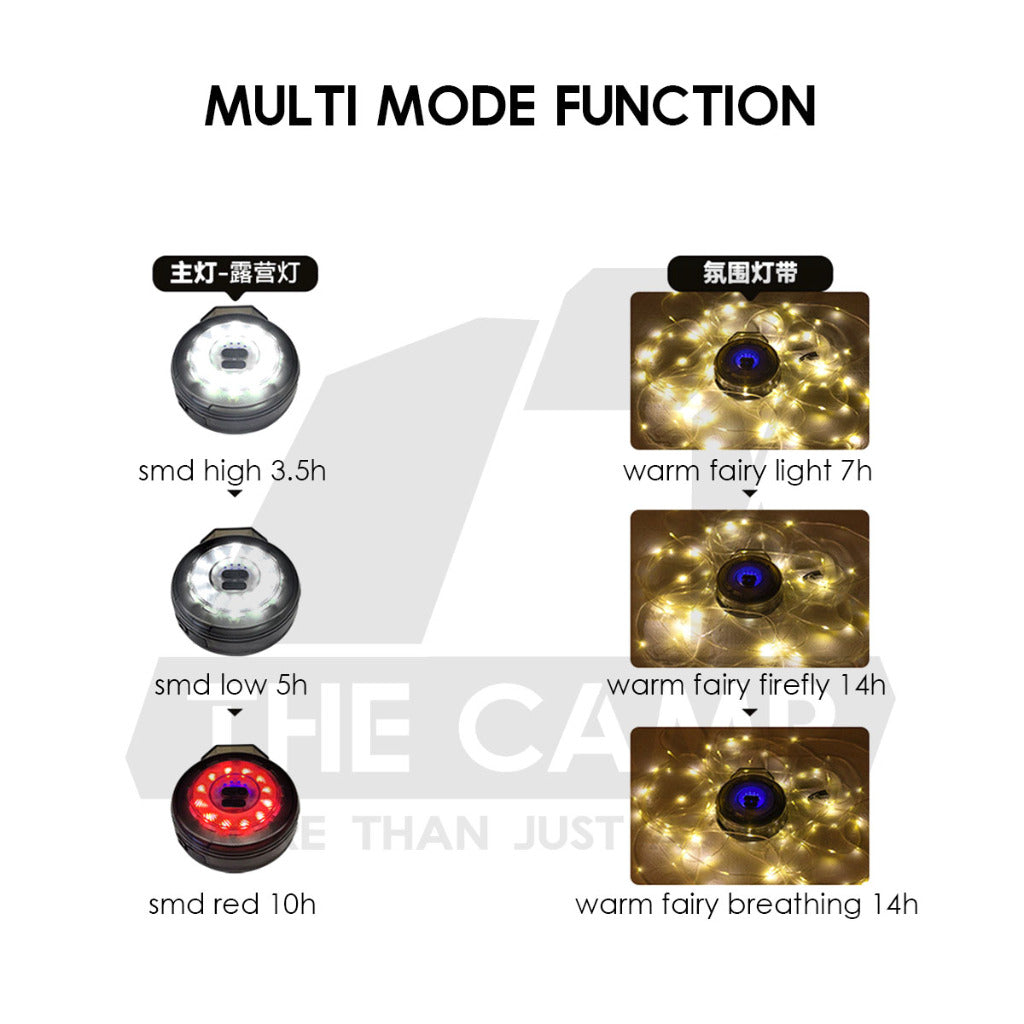 Blackdog LED Roller Fairy Light Fast Pull Bulb Ball String 10m Outdoor Camping Wedding Decoration CBD2450ZM017