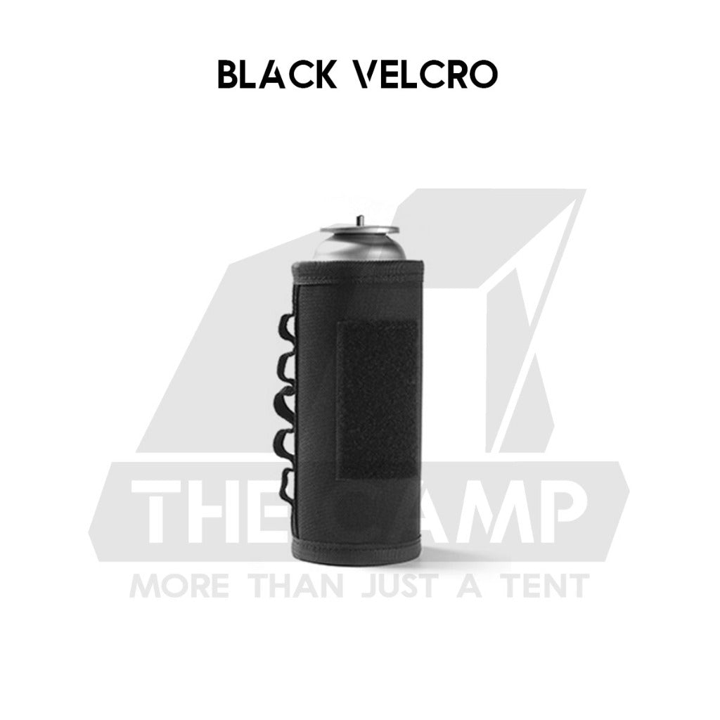 Camping Gas Cover / Sleeve Outdoor Bottle Butane Protective Cover Case Tactical Black Cylinder Holder