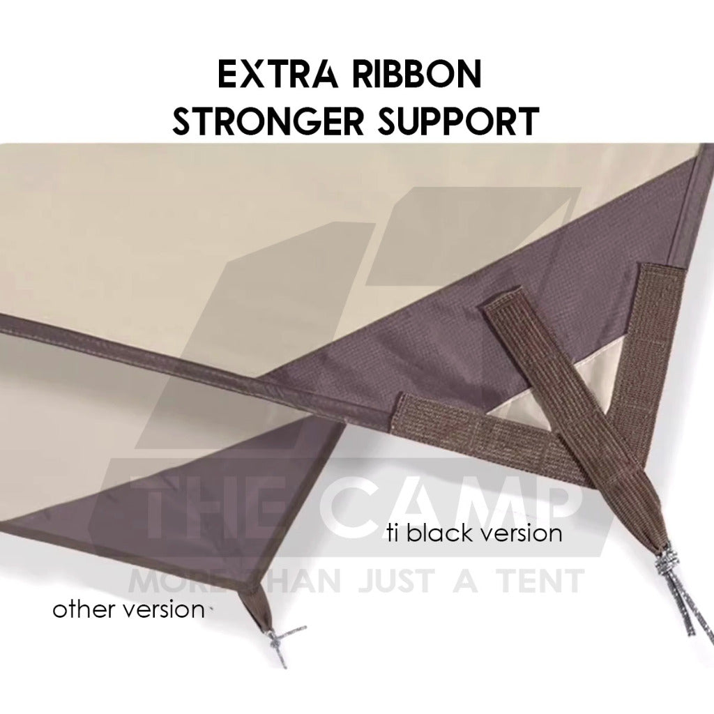 Naturehike Girder Shelter Tarp Flysheet UPF 12500+ PU5000mm Outdoor Camping Canopy Tent Awning Beach Sun Tent NH20TM006