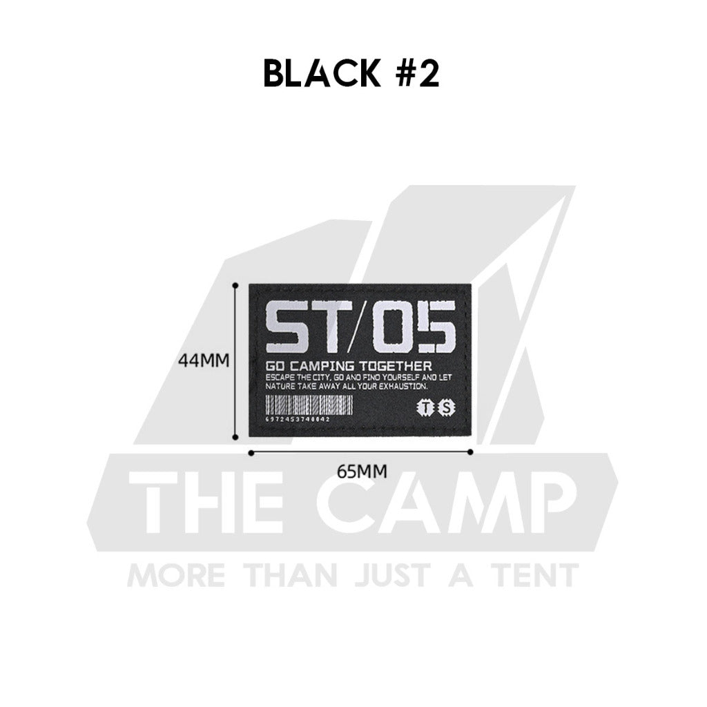 Shinetrip ST05 Tactical Velcro Patch Nylon Metal Military Badge Sticker Outdoor Camping Gas Cover Sleeve Chair Table Bag