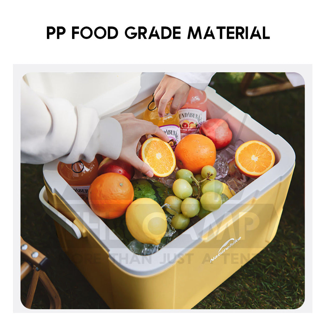 Naturehike Portable JY PU Cooler Box 5L 18L Ice Box Camping Outdoor Picnic Refrigerator 48 hours Freezer CNK2450CF012