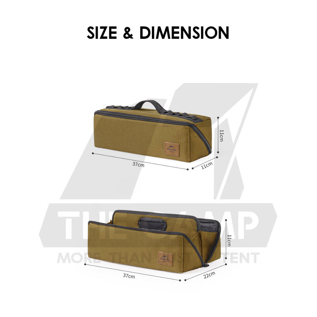 Naturehike Tool Storage Bag 900D Oxford Cloth Durable Outdoor Camping Folding Sundries Peg Beg with Partition CNH22SN018