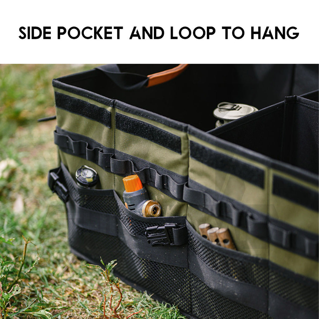 Naturehike 60L Foldable Storage Bag Large Capacity Basket Tableware Carpet Beg Outdoor Camping Equipment NH21SNX04