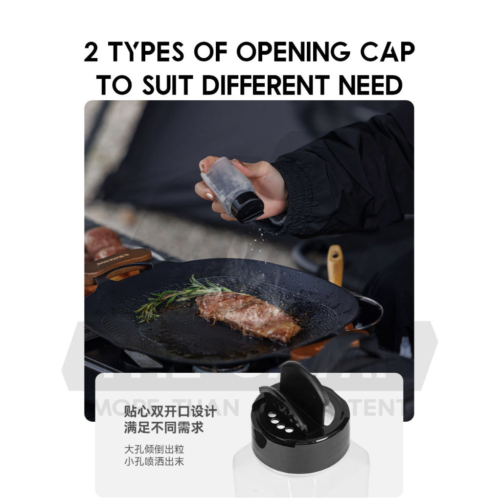 Blackdog Seasoning Bag Set Outdoor Camping Ingredient Condiment Box Bottle Container Spice Oil Jar Sugar CBD2450XB019