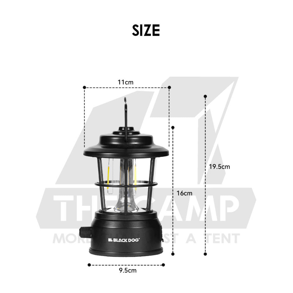 Blackdog ZM021 Vintage Light Outdoor Camping LED Lantern 3600mah Atmosphere Lampu Waterproof CBD2450ZM021