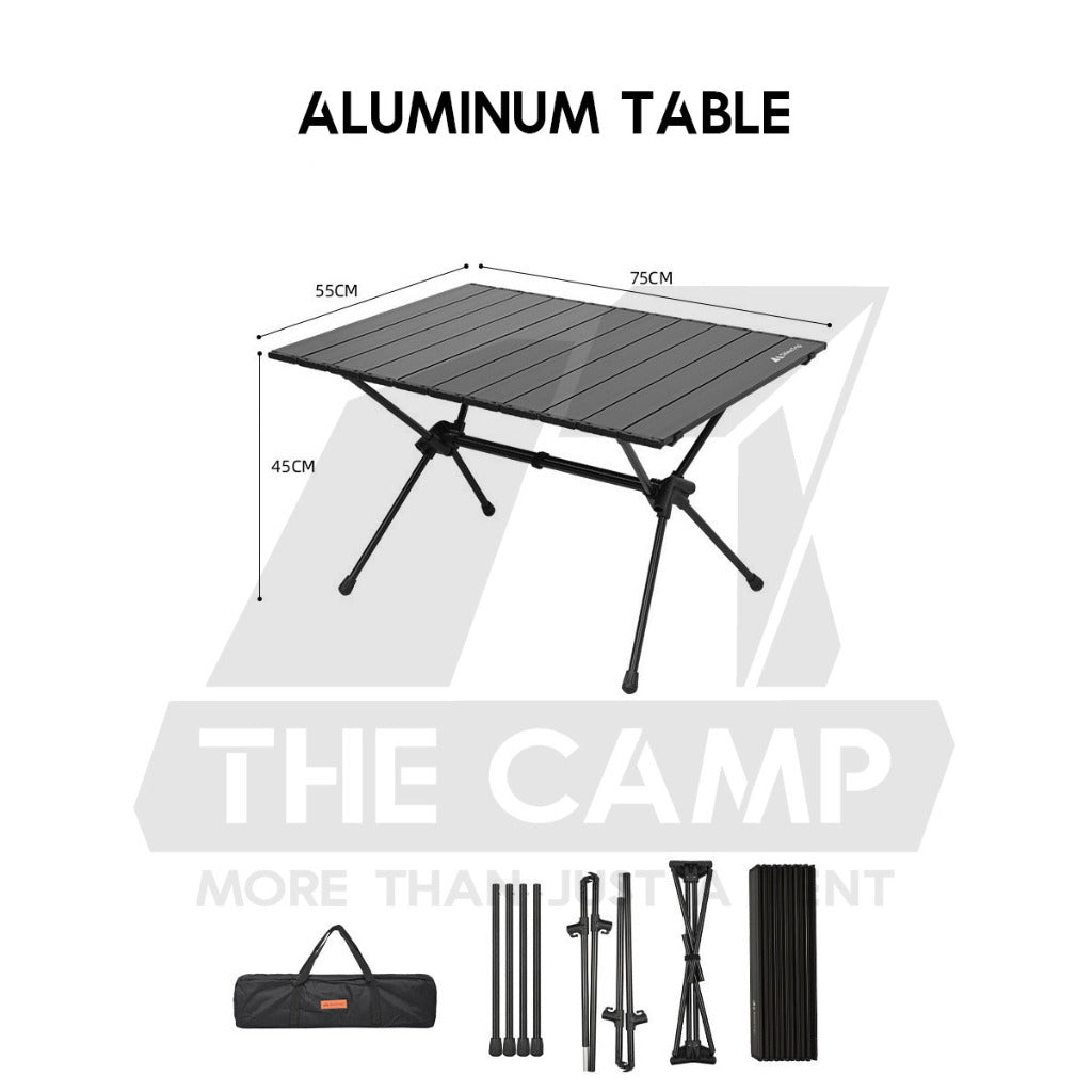 Shinetrip Foldable Aluminium / Cloth Camping Adjustable Height Table Canvas Rack Folding Compact Tent Chair Flysheet