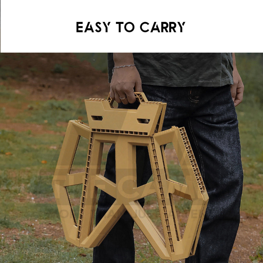 Military Style Camping Stool Outdoor Foldable Chair Folding Sleeve Bag Rack Japanese Style Flysheet Expansion Table Top