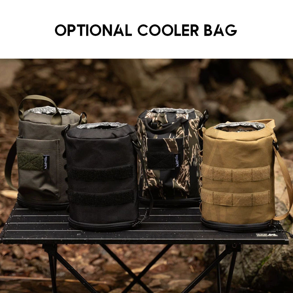 Wellhike SWS 2L Thermos Bottle Tactical Portable Outdoor Camping Travel Stainless Steel 304 Ice Bucket Case